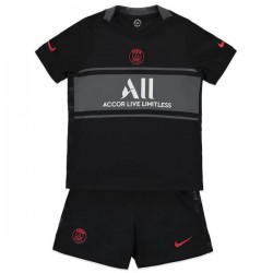 Camisola Paris Saint-Germain Criança Equipamento Terceiro 2021-2022 Manga Curta